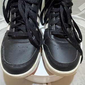 Adidas Black and White Athletic Shoes